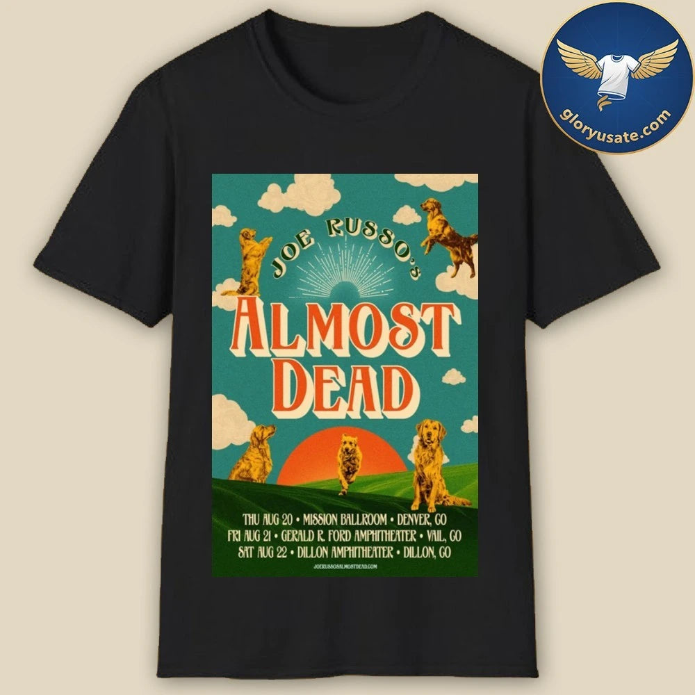 Joe Russo’s Almost Dead Aug 20-22 2026 Colorado Poster Shirt
