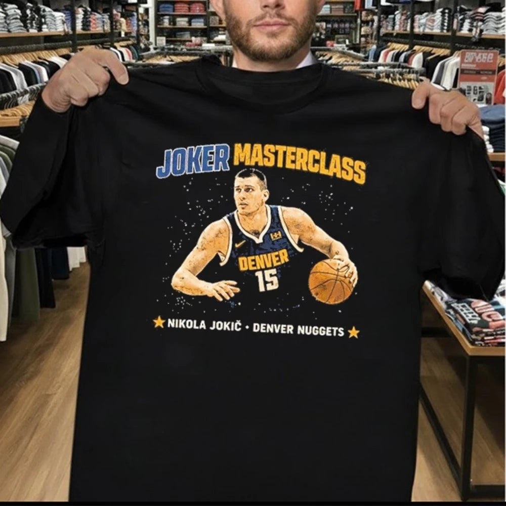Joker Masterclass Nikola Jokic Denver Nuggets 15 Graphic Shirt