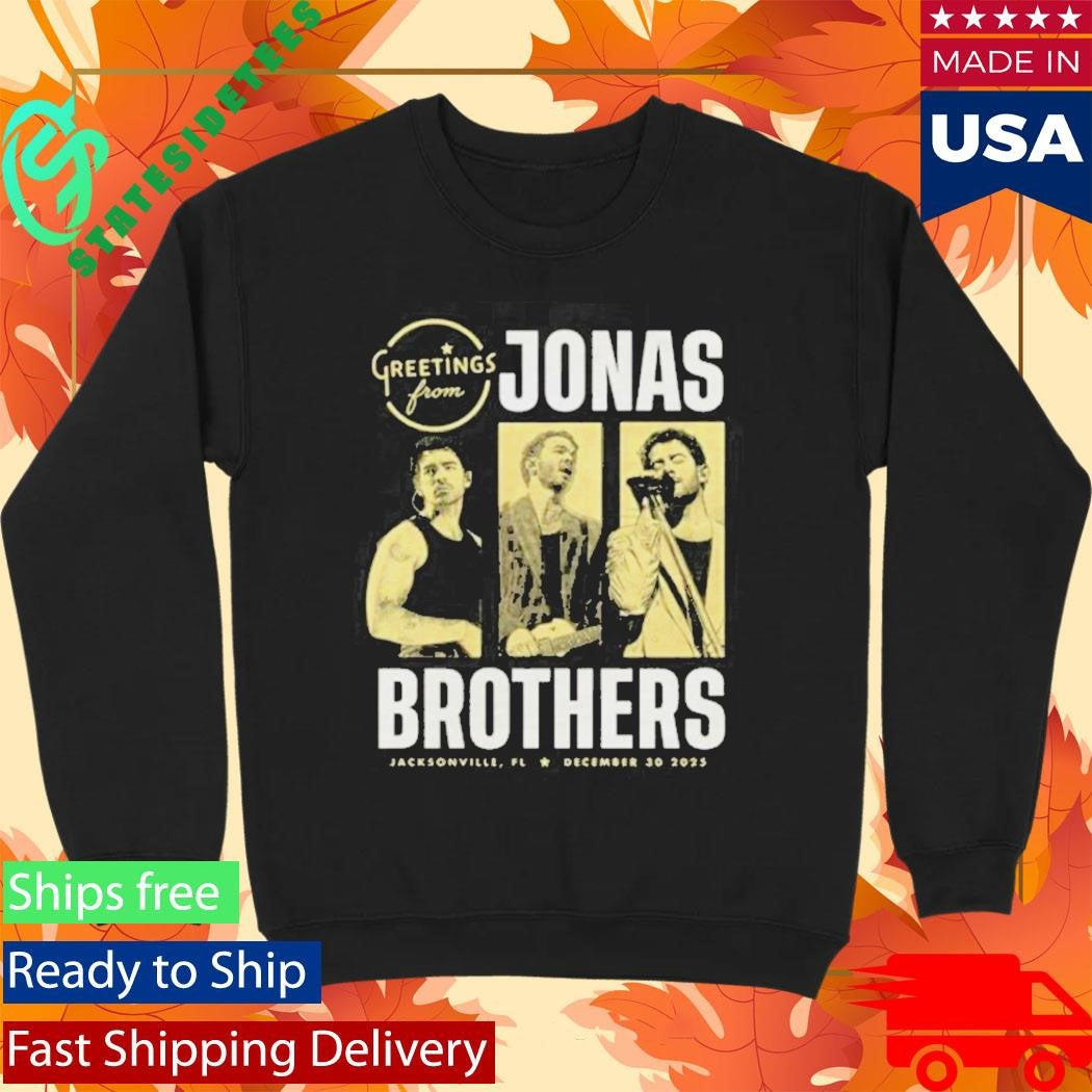 Jonas Brothers Greetings From Your Hometown Jacksonville Fl Shirt