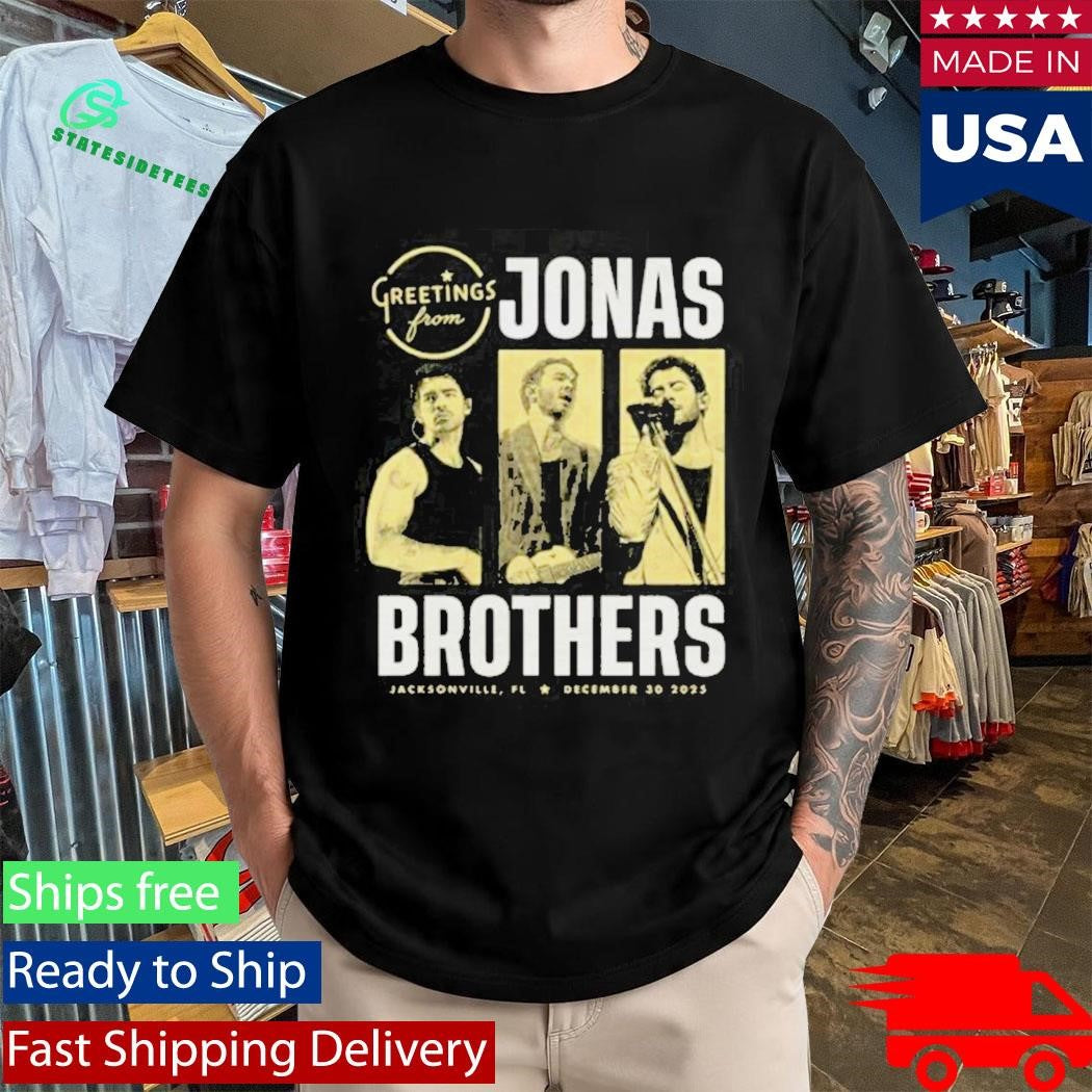 Jonas Brothers Greetings From Your Hometown Jacksonville Fl Shirt