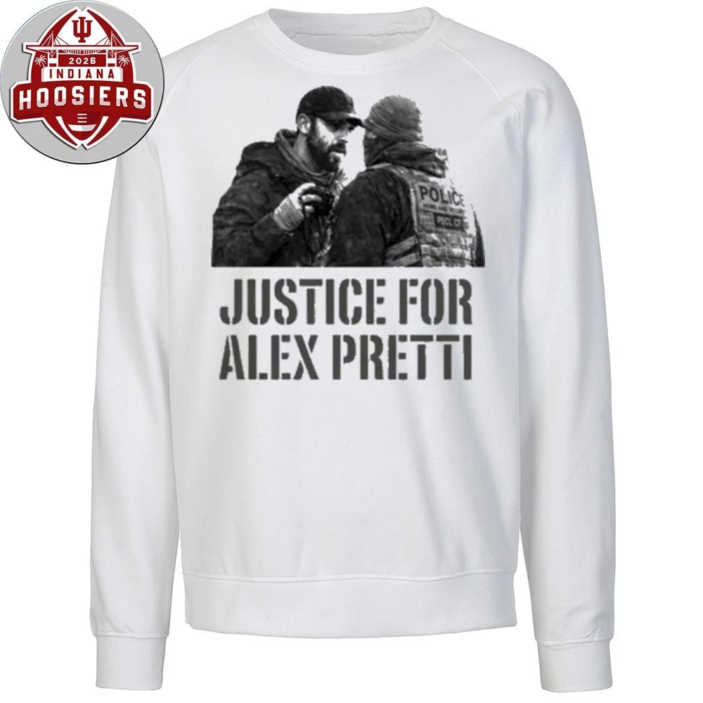 Justice For Alex Jeffery Pretti 1988-2026 Anti ICE Hoodie T-Shirt