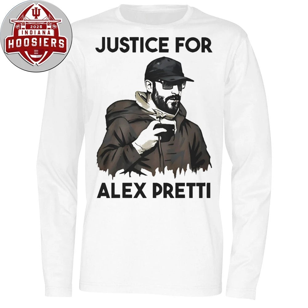 Justice for Alex Pretti Minneapolis ICU Nurse Memorial Hoodie T-Shirt