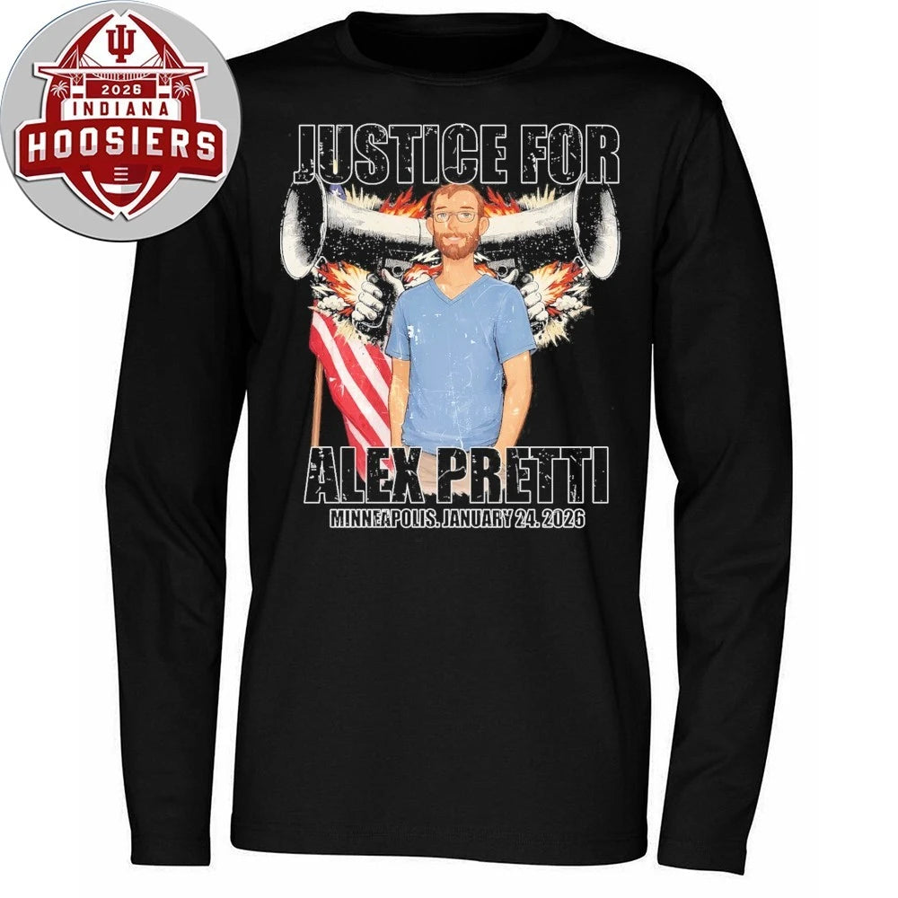 Justice for Alex Pretti Minneapolis January 24 2026 Political Protest T-Shirt