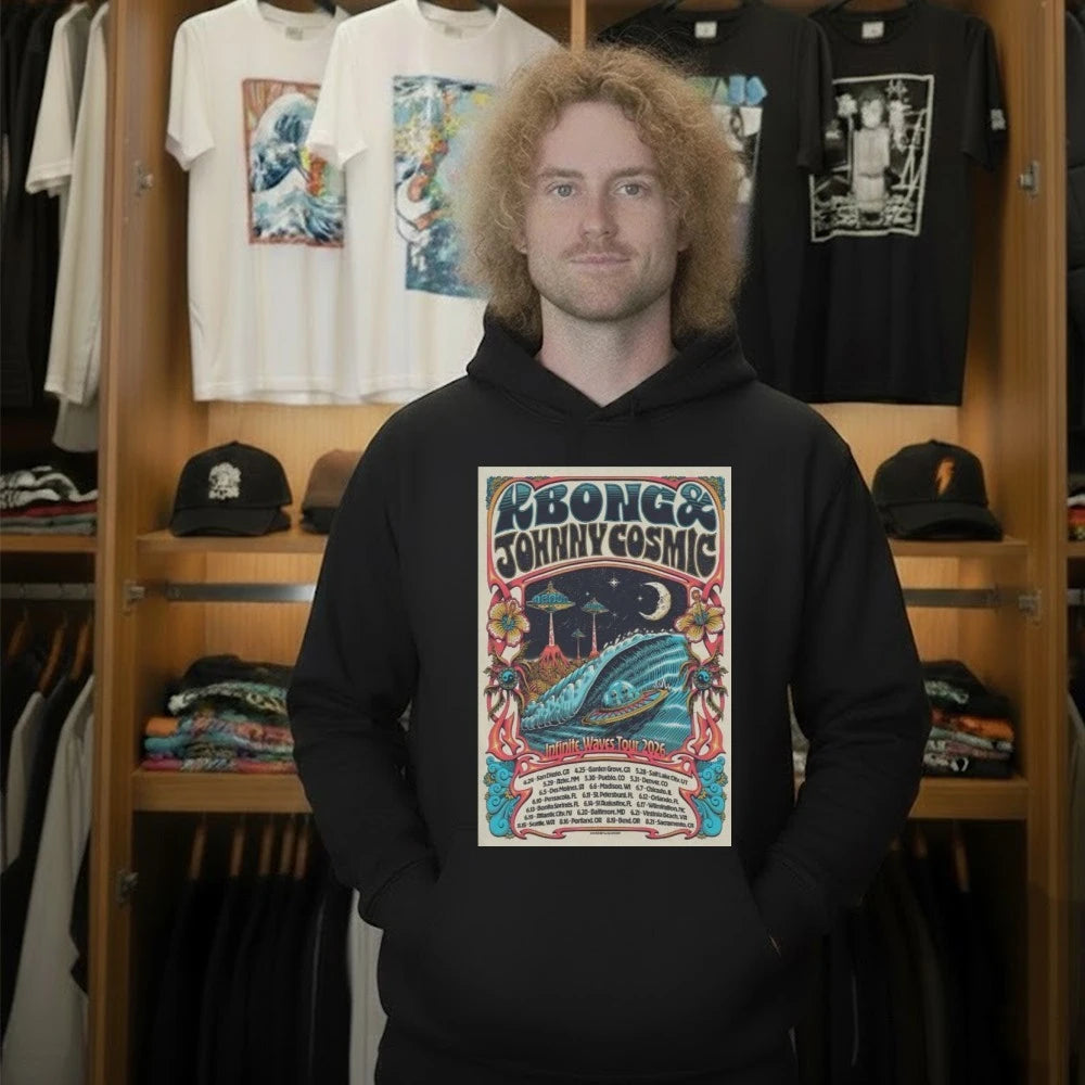 KBong And And Johnny Cosmic 2026 Infinite Waves Tour Shirt