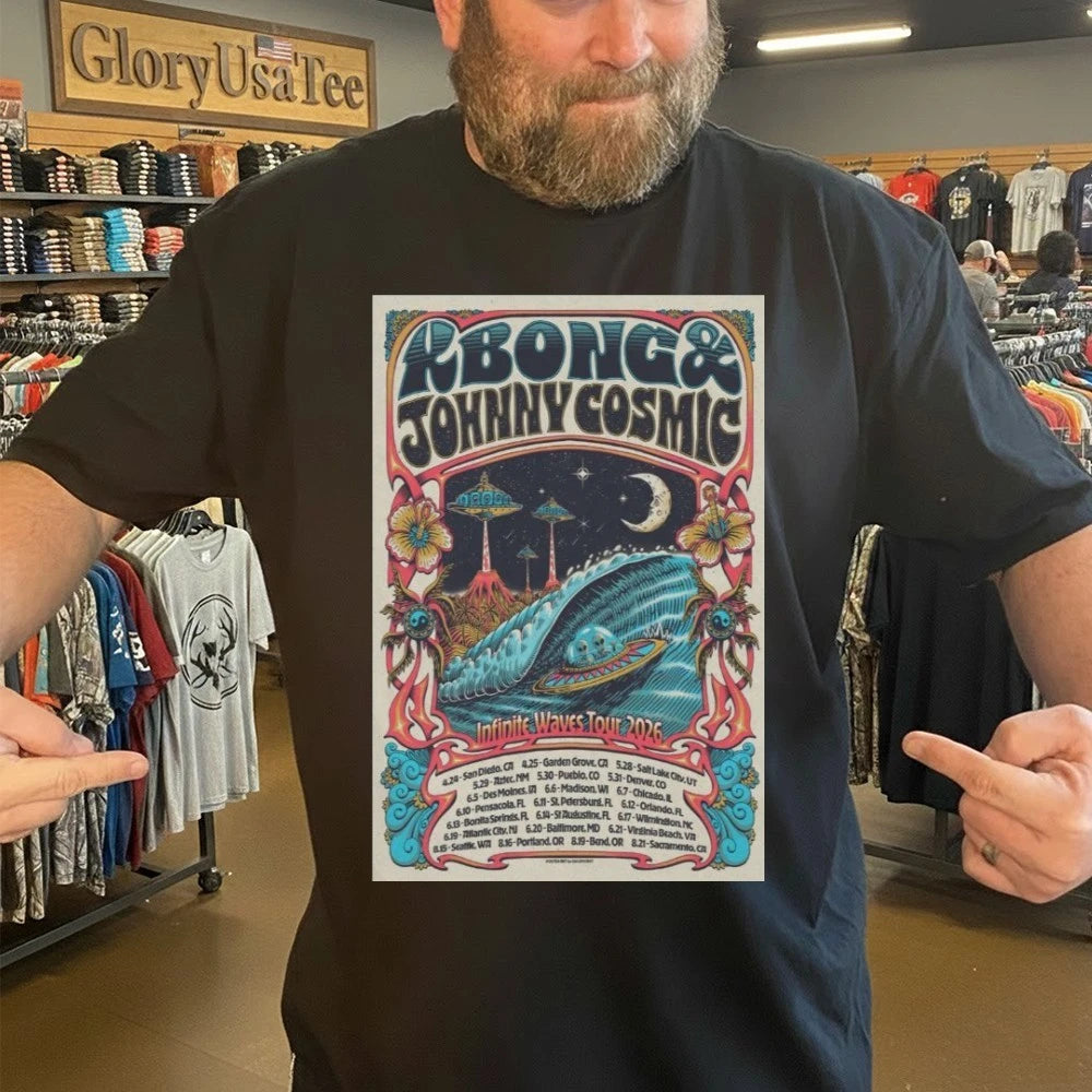 KBong And And Johnny Cosmic 2026 Infinite Waves Tour Shirt