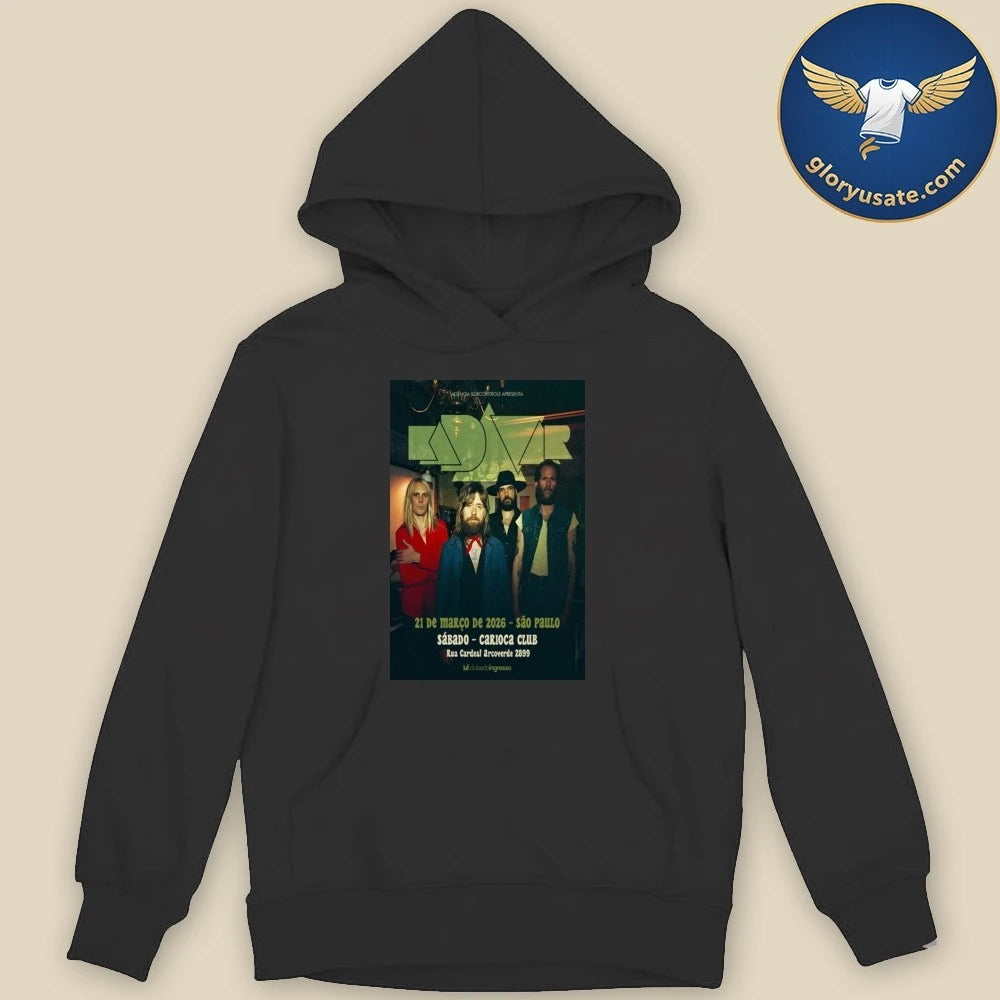 Kadavar Band 21 de marco de 2026 Sao Paulo Poster Shirt
