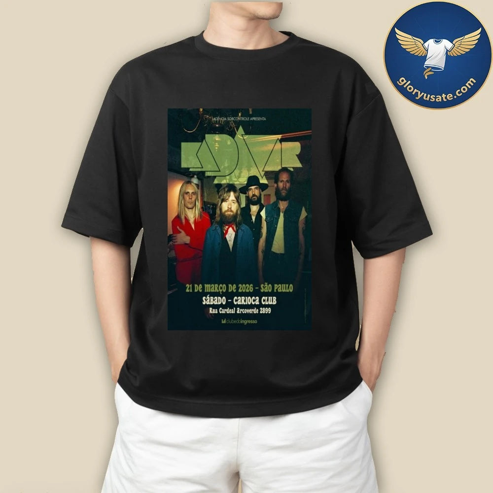 Kadavar Band 21 de marco de 2026 Sao Paulo Poster Shirt