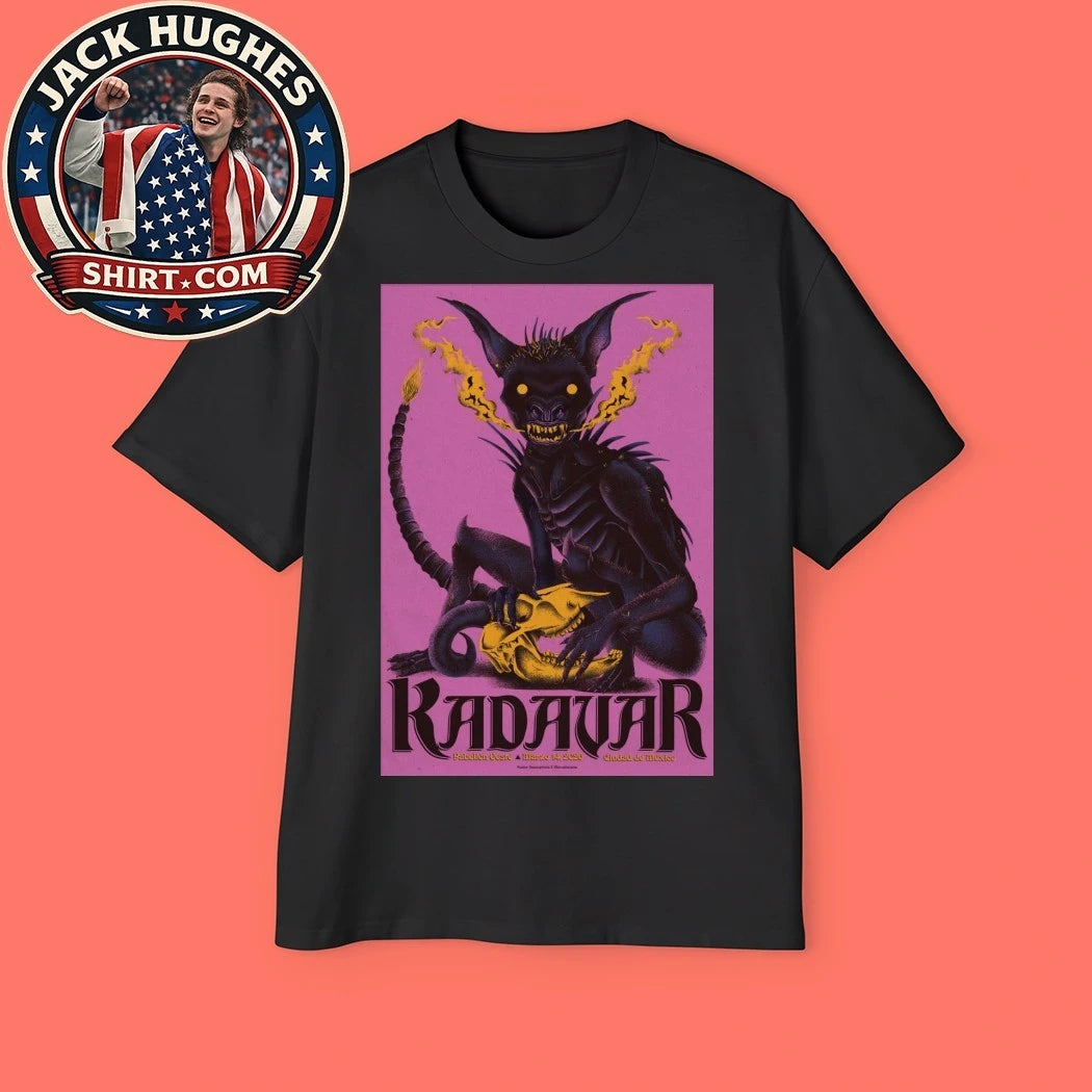 Kadavar Ciudad de Mexico, Mexico March 14 2026 Pabellón Oeste Tour Poster Shirt
