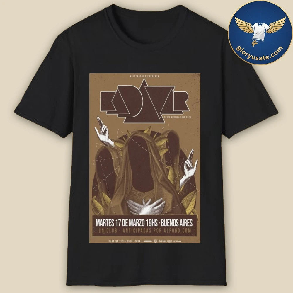 Kadavar Mexico-Latin America Tour 2026 Poster Shirt