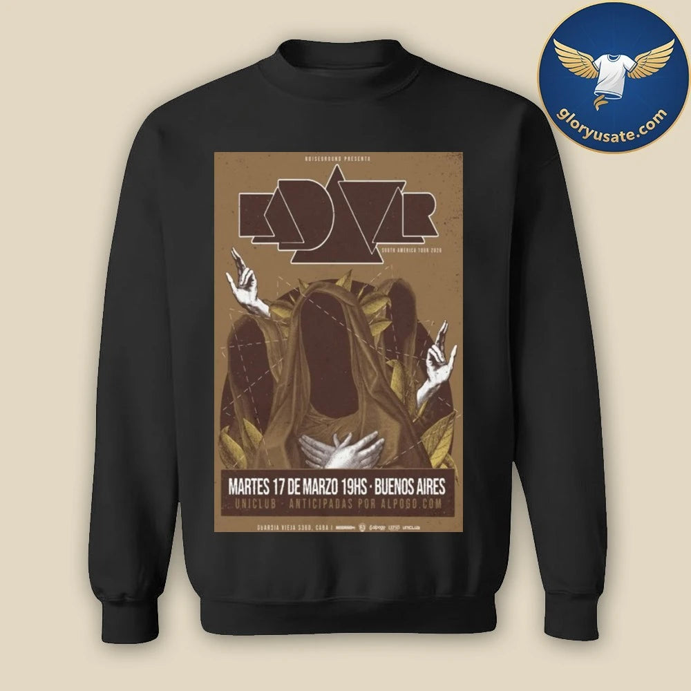 Kadavar Mexico-Latin America Tour 2026 Poster Shirt
