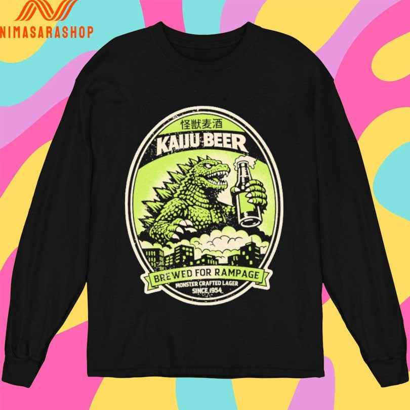 Kaiju Beer Brewed For Rampage Monster Crafted Lager Since 1954 Shirts