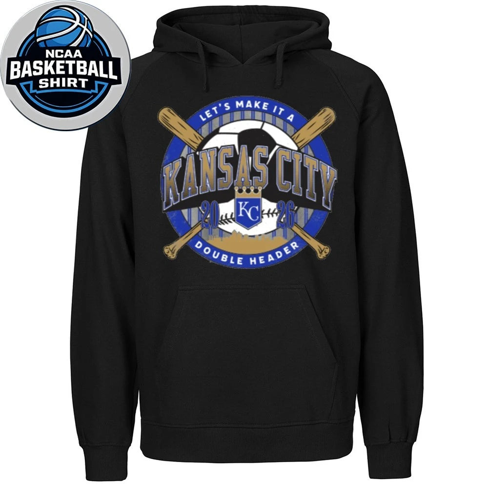 Kansas City Let’s Make It A Double Header 2026 Royal-Tees Shirt