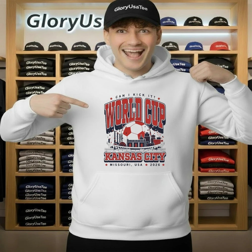Kansas City World Cup Can I Kick It Missouri, USA 2026 Skyline Max Collegiate Shirt
