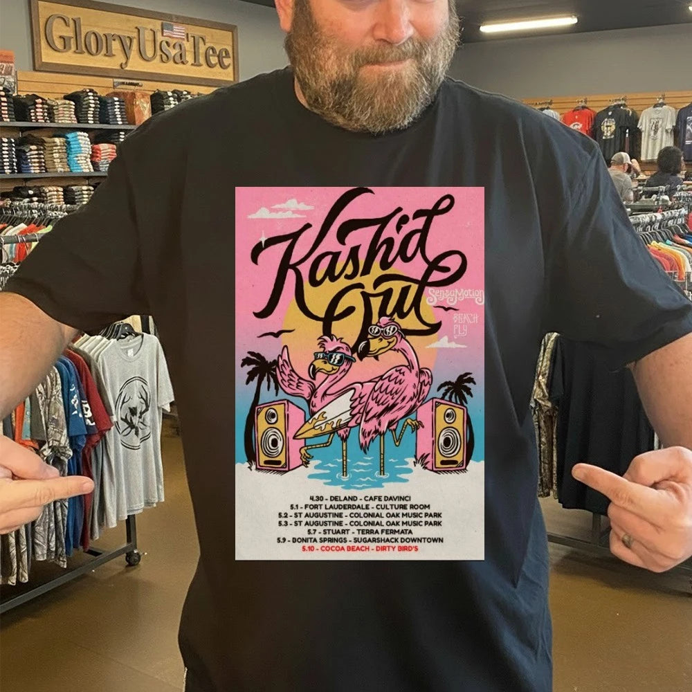 Kash’d Out Beach Fly 2026 Shows Poster Shirt