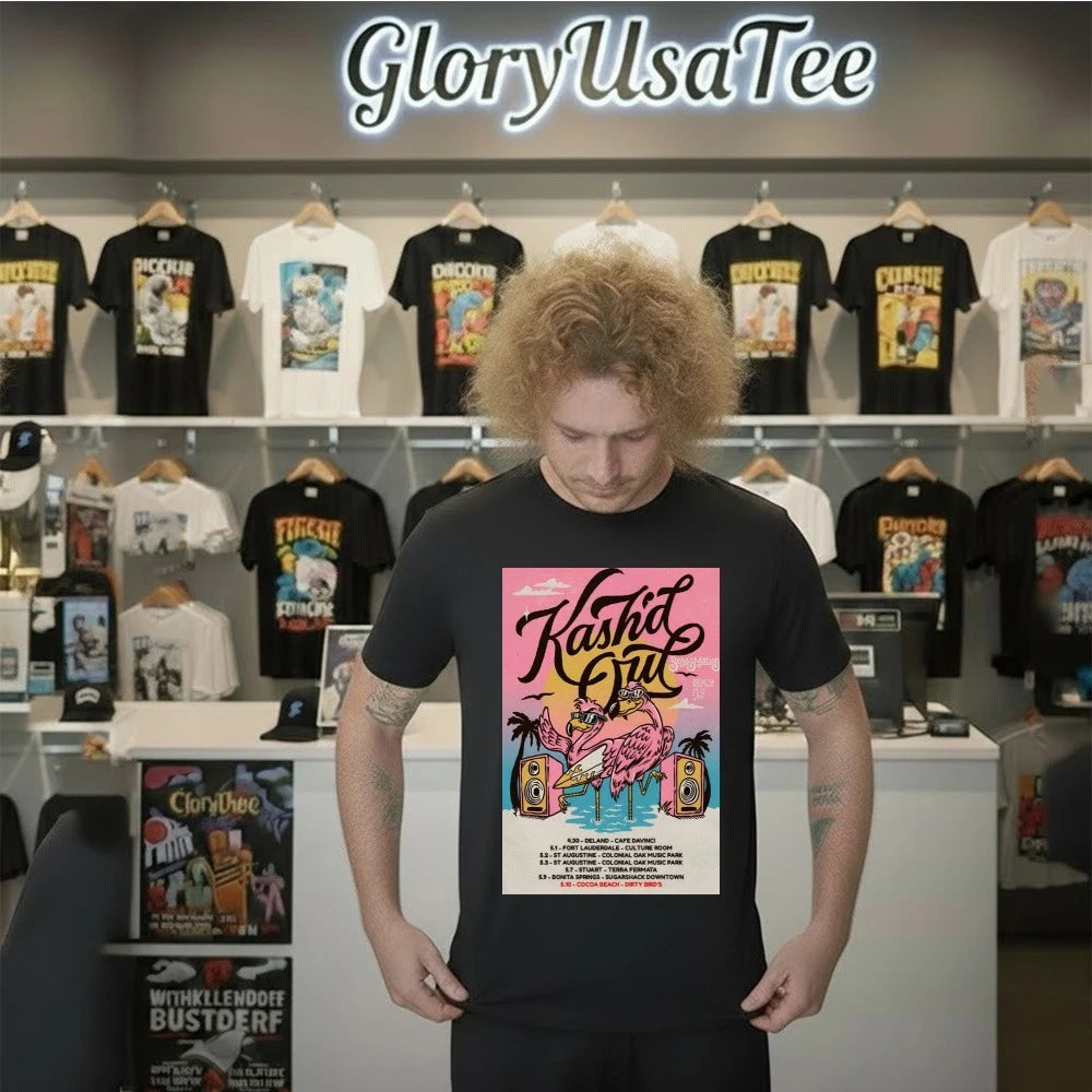 Kash’d Out Beach Fly 2026 Shows Poster Shirt