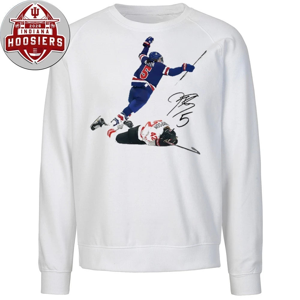 Keller Women USA Hockey Shirt, Hilary Knight Signature