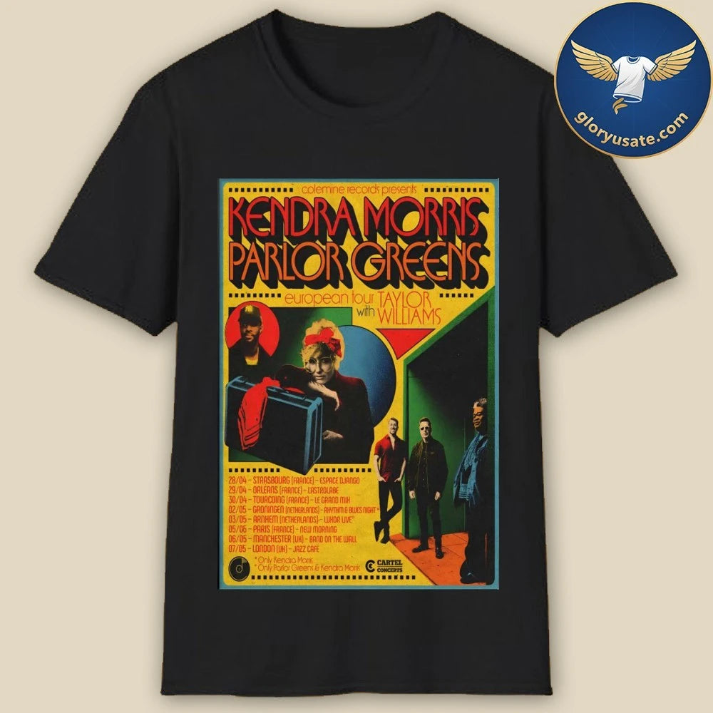 Kendra Morris And Parlor Greens Tour 2026 Alert Poster Shirt