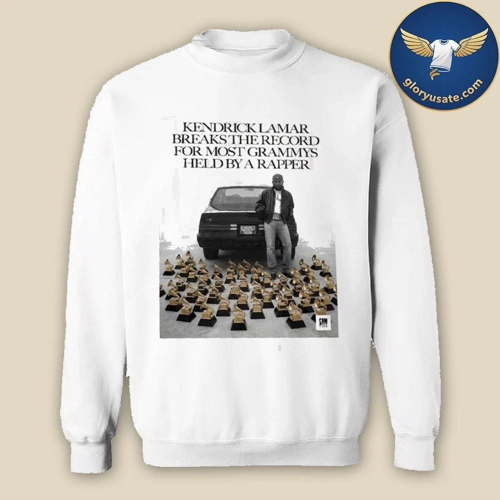 Kendrick Lamar Grammy 2026 The Most Winningest Rapper In History Shirt