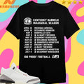 Kentucky Barrels Inaugural Season 100 Proof Football Shirts