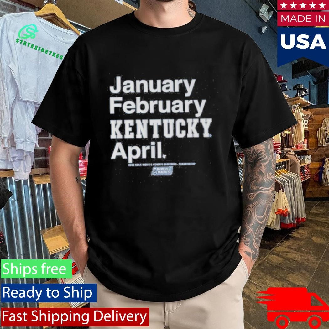 Kentucky Wildcats MBB &amp; WBB 2026 March Madness Month Shirt