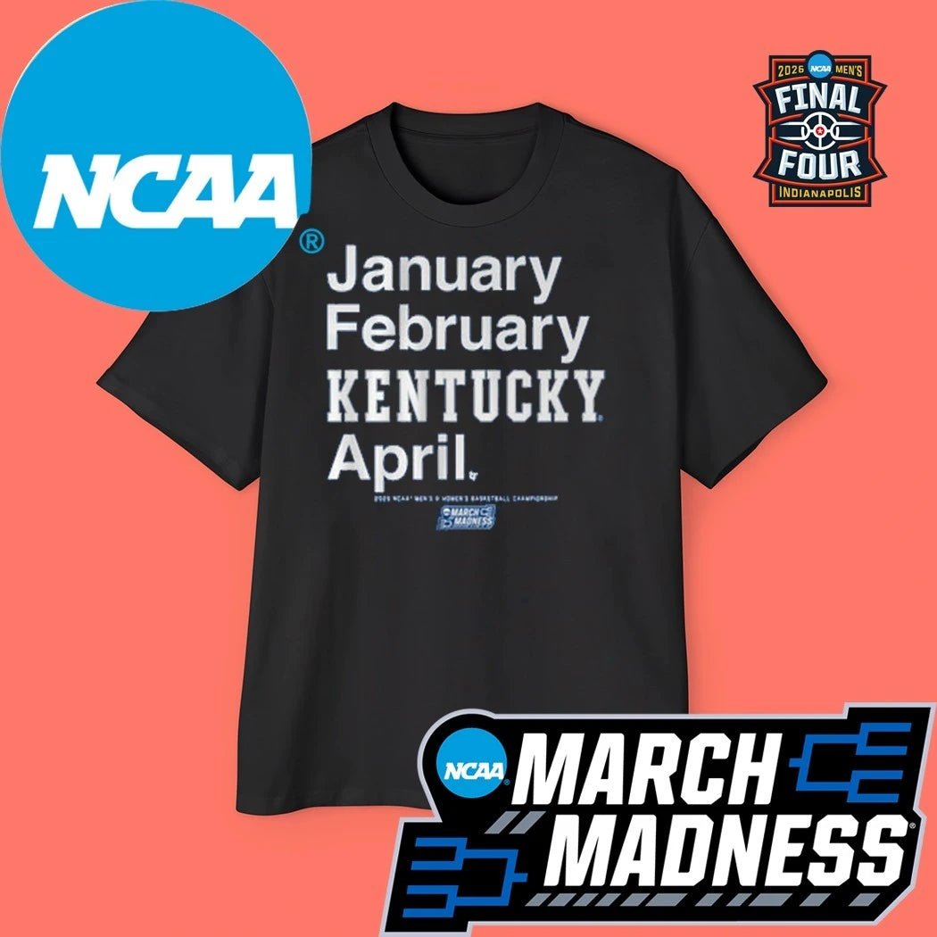 Kentucky Wildcats MBB and WBB 2026 NCAA Men’s Basketball Championship March Madness Month Logo Shirt