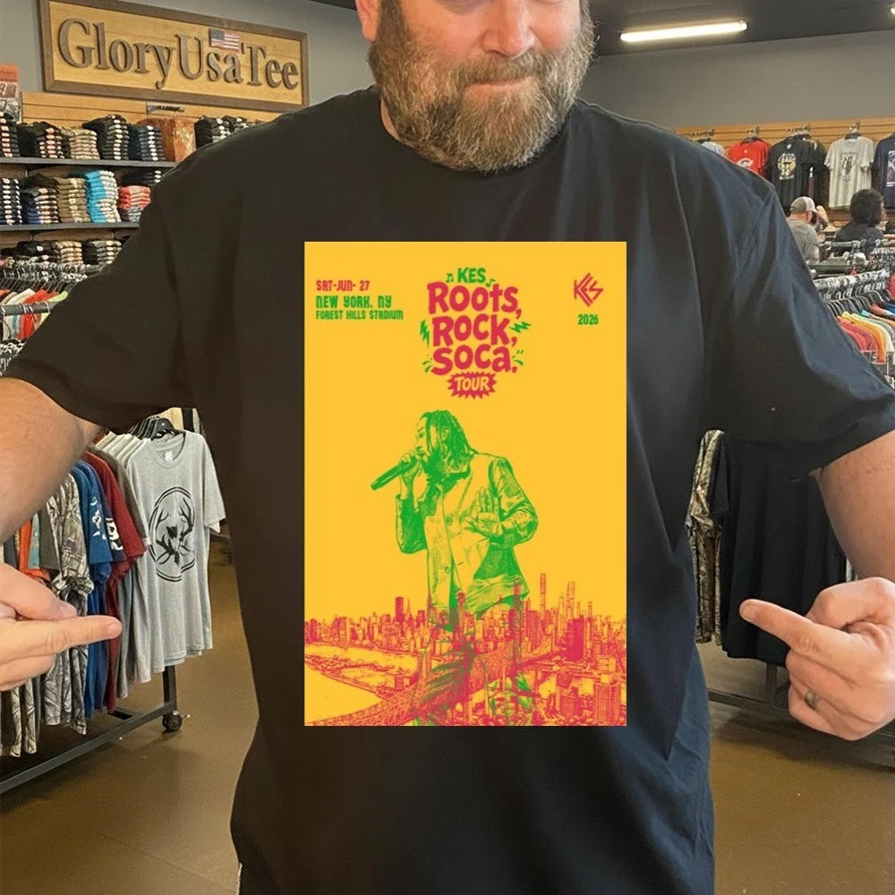Kes Jun 27 2026 Forest Hills Stadium in Forest Hills Tour Roots Rock Soca Poster Shirt
