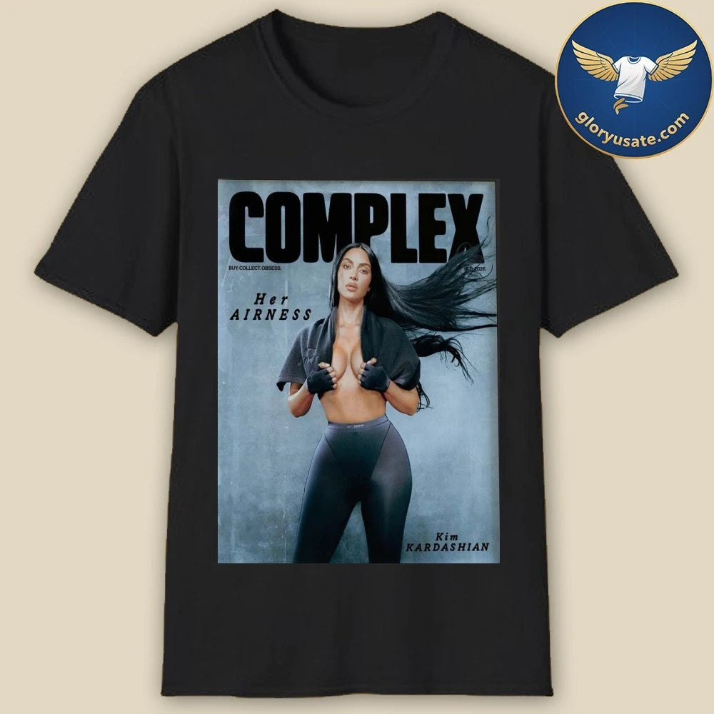 Kim Kardashian Magazine Cover Poster For Complex Magazine In United States On February 2026 Shirt