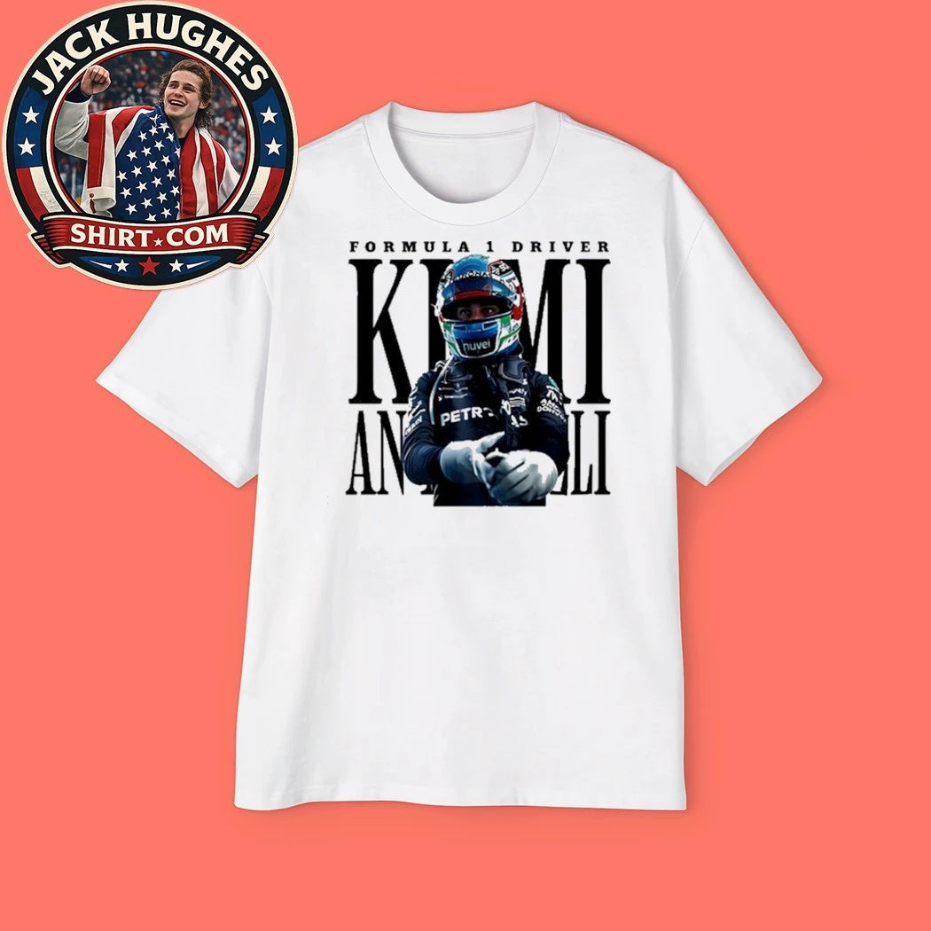 Kimi Antonelli F1 Mercedes Amg Petronas Retro Shirt