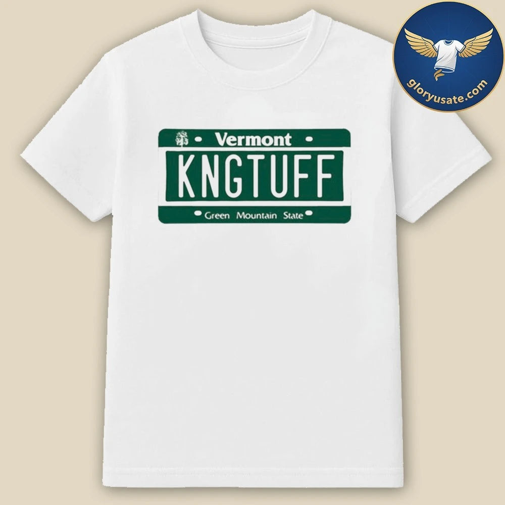 King Tuff VT License Plate T-Shirt