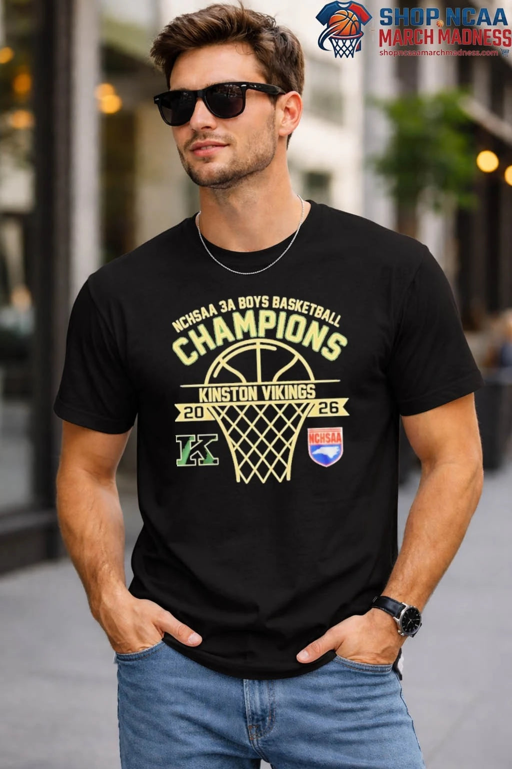 Kinston Vikings NCHSAA 3A Boys Champions 2026 Hoodie T-Shirt Kinston Vikings Shirt