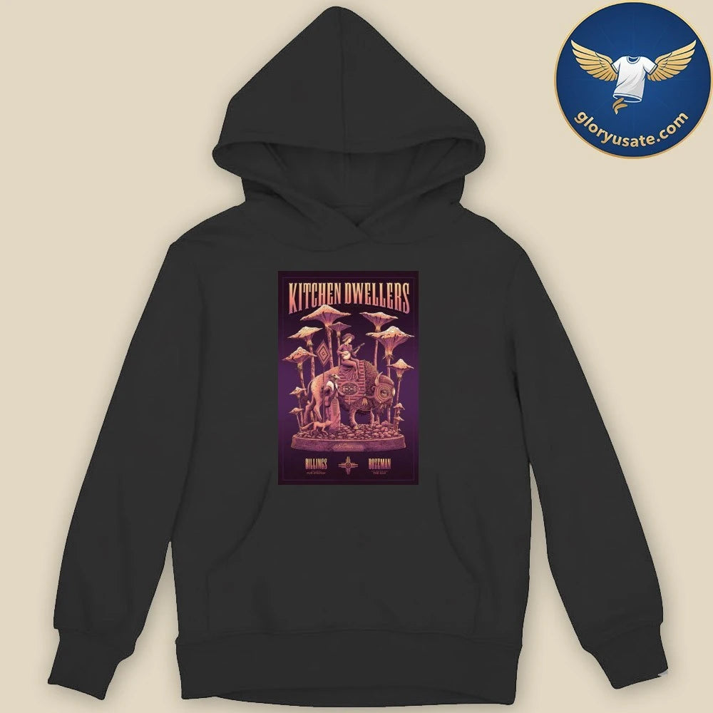 Kitchen Dwellers Montana Tour January 29-31 2026 Poster Shirt