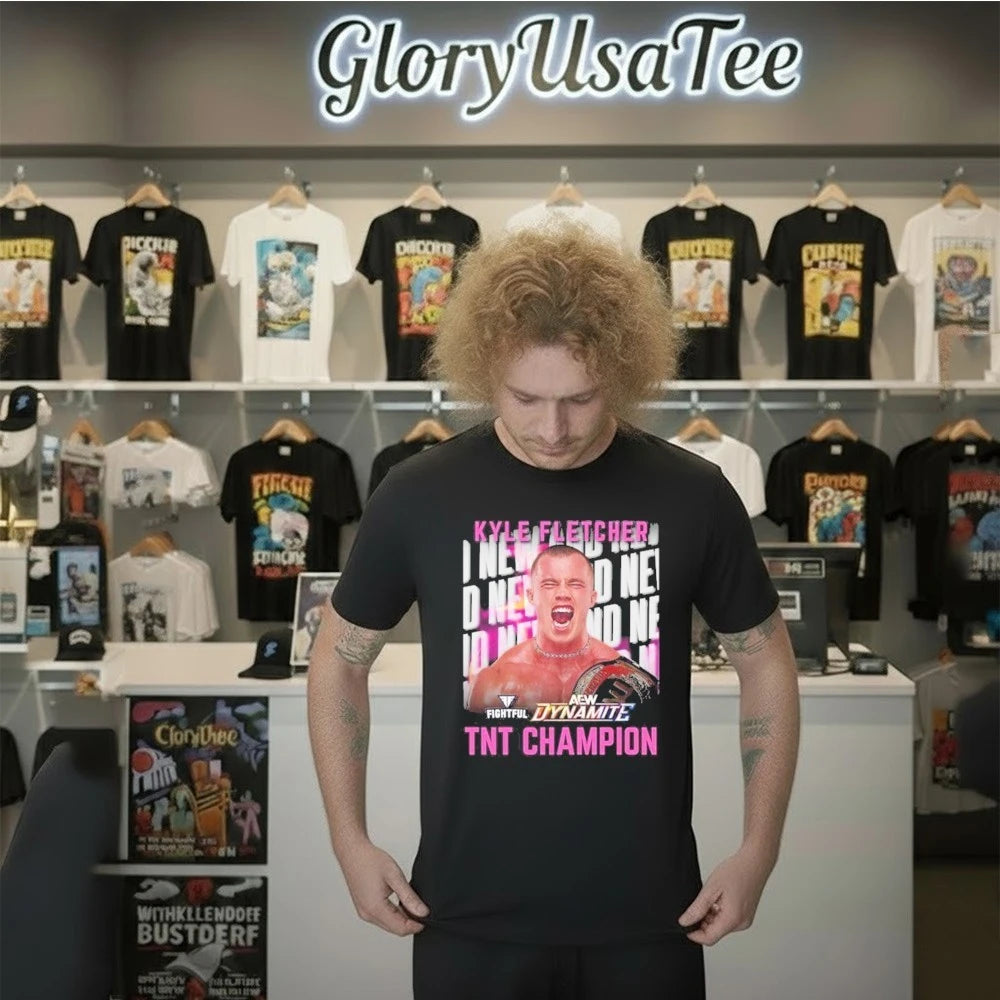 Kyle Fletcher New TNT Champion 2026 AEW Ciampa vs Fletcher Shirt