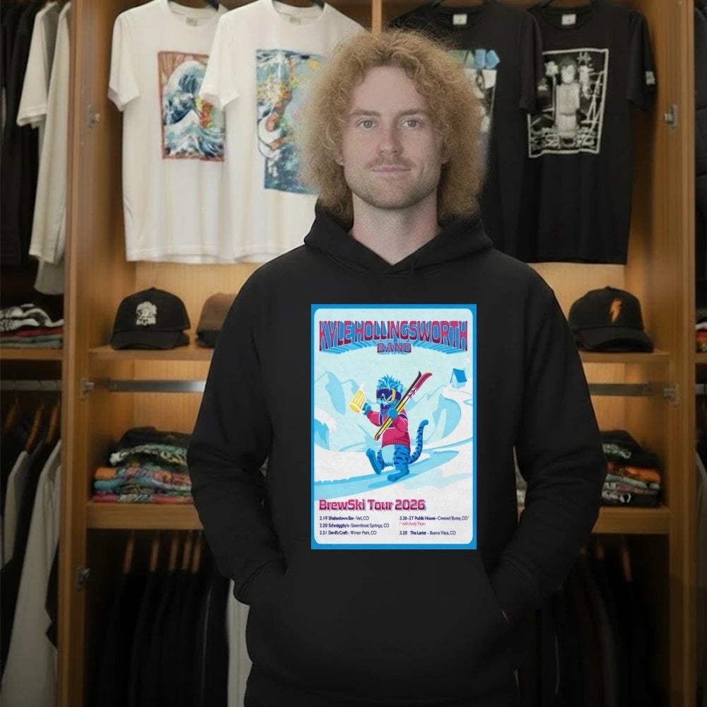Kyle HollingsWorth Band Brewski Tour 2026 Poster Shirt