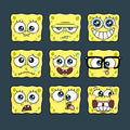 SpongeBob Expression Grid