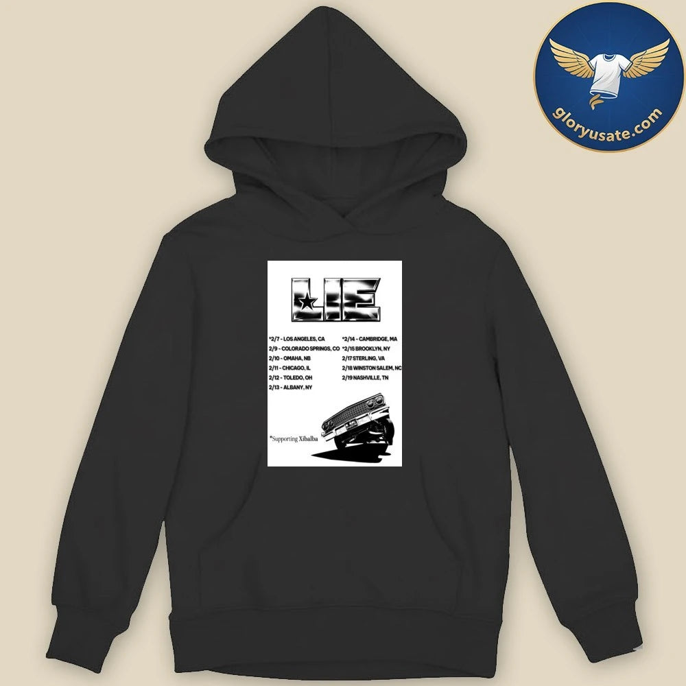 LIE February Tour 2026 Poster Shirt