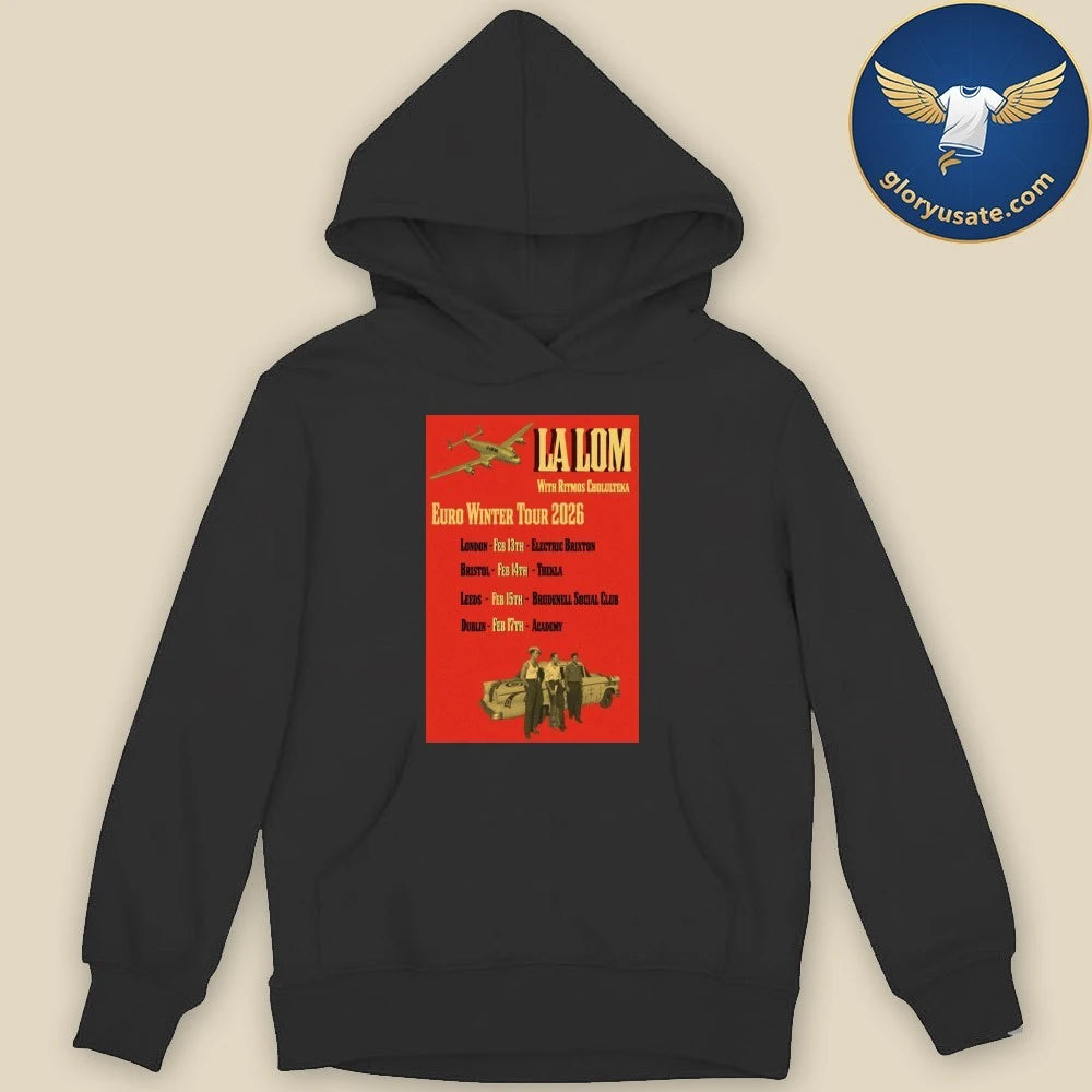 La Lom Euro Winter Tour 2026 Poster Shirt