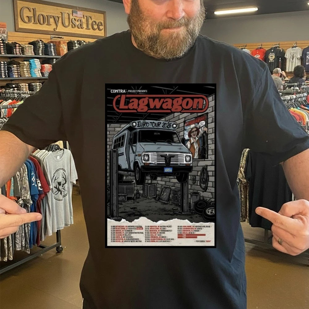Lagwagon Tour European 2026 Poster Shirt