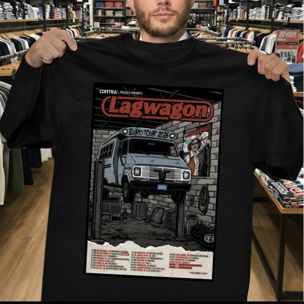 Lagwagon Tour European 2026 Poster Shirt