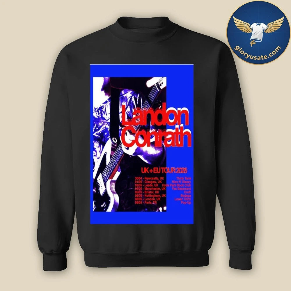 Landon Conrath UK &amp; Europe Tour 2026 Poster Shirt