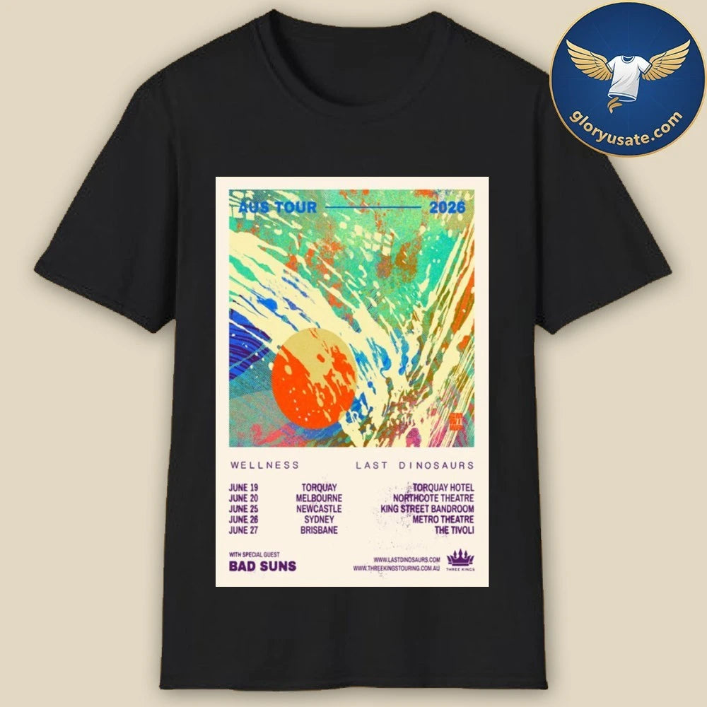 Last Dinosaurs Aus Tour 2026 Poster Shirt