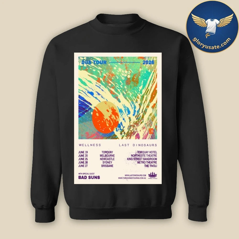 Last Dinosaurs Aus Tour 2026 Poster Shirt