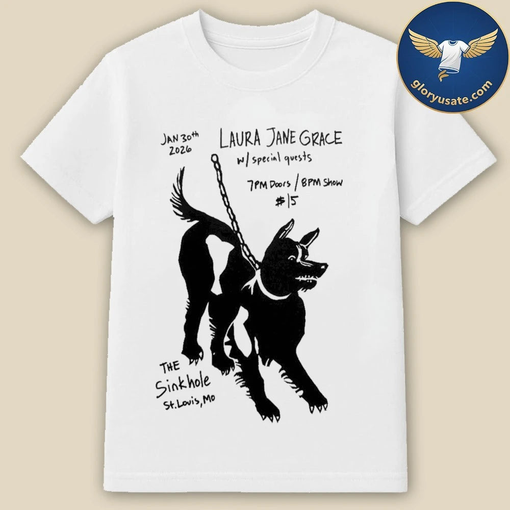 Laura Jane Grace St Louis, MO January 30 2026 Concert Poster Shirt