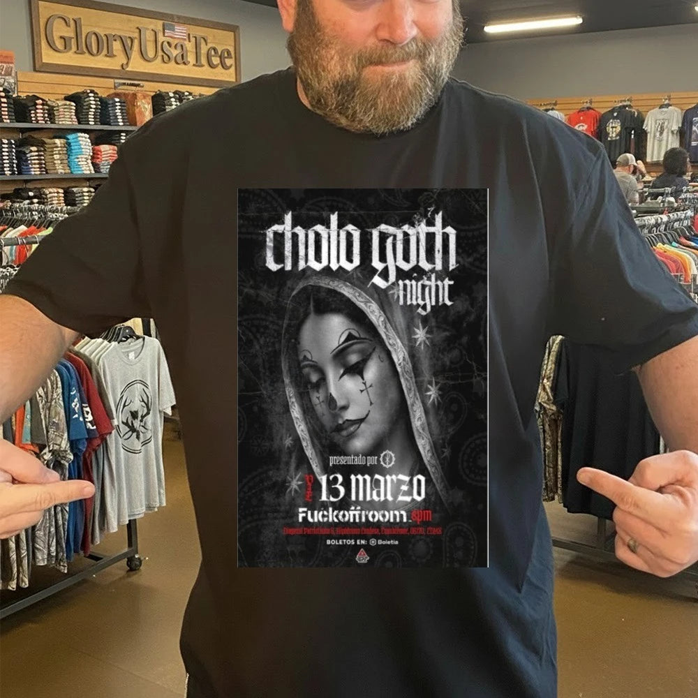 Leafar Seyer Cholo Goth 13 marzo 2026 Mexico Poster Shirt