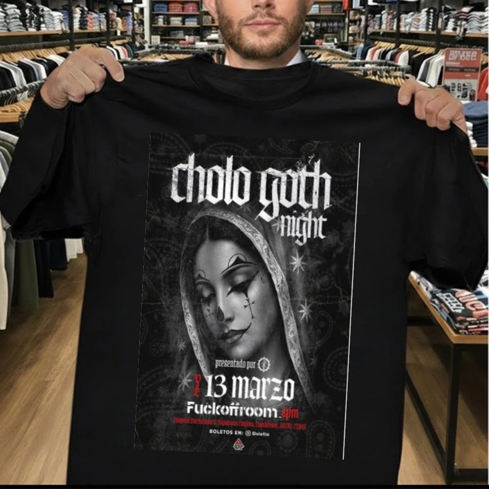 Leafar Seyer Cholo Goth 13 marzo 2026 Mexico Poster Shirt