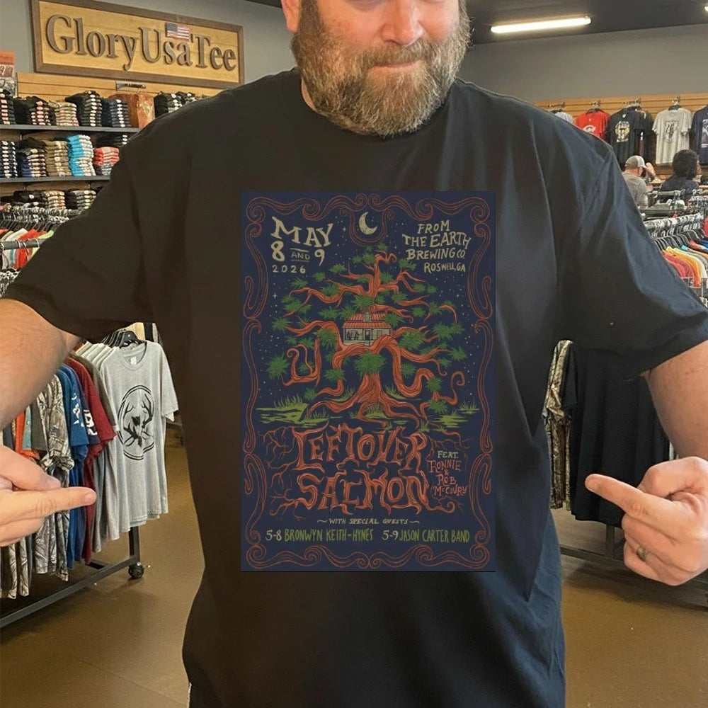 Leftover Salmon From The Earth Brewing Company In Roswell, GA May 8-9 2026 Poster Shirt