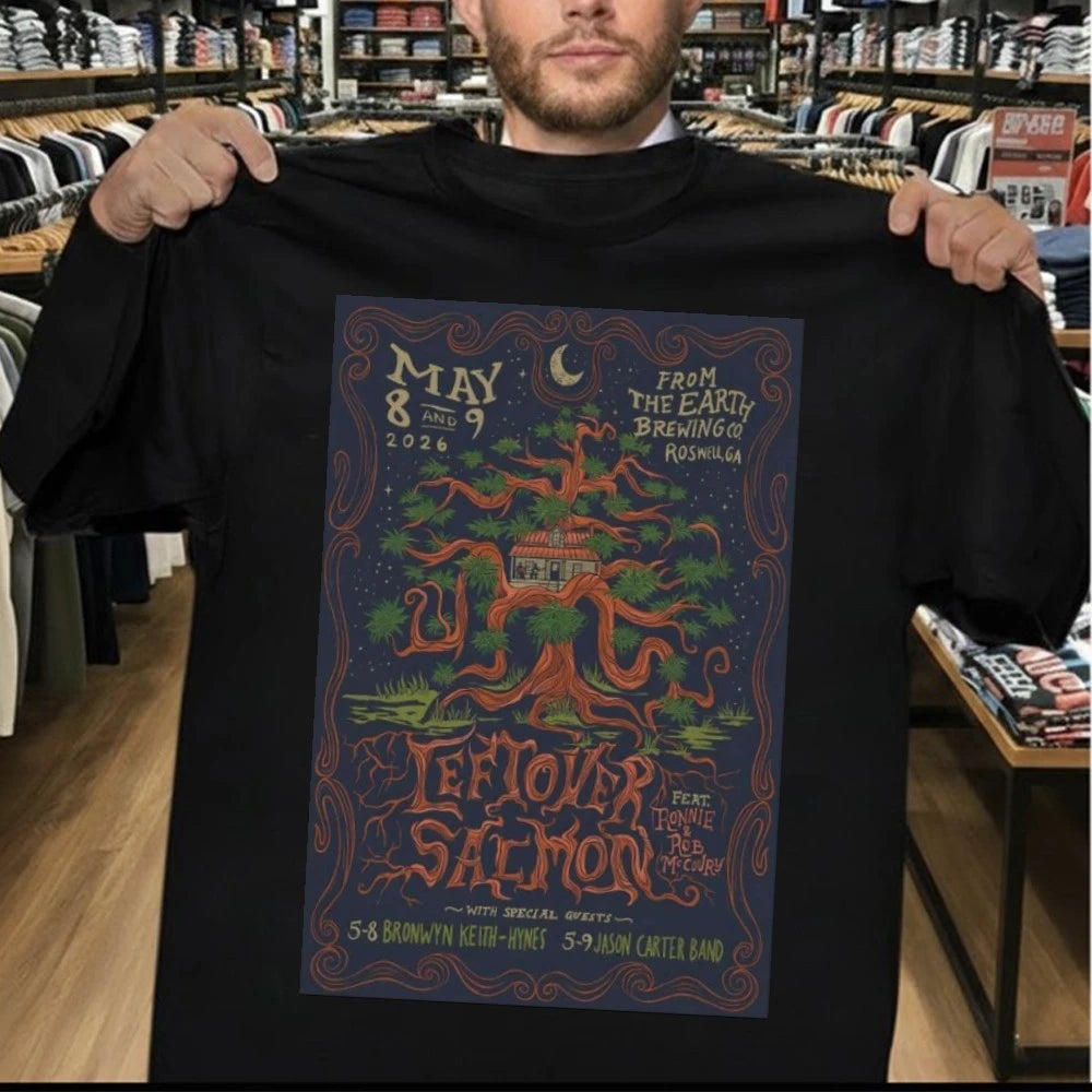Leftover Salmon From The Earth Brewing Company In Roswell, GA May 8-9 2026 Poster Shirt