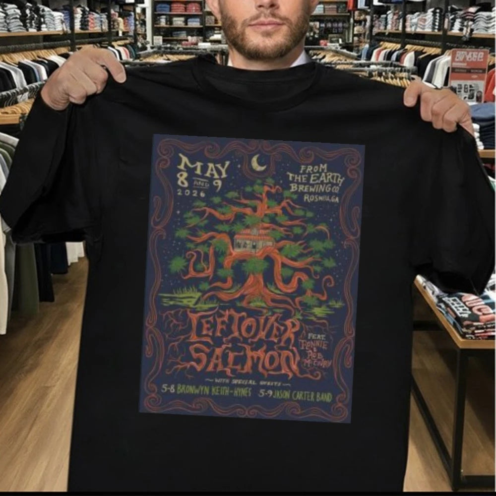 Leftover Salmon Roswell Georgia 2026 Venue Poster On May 8 And 9 2026 Poster Shirt