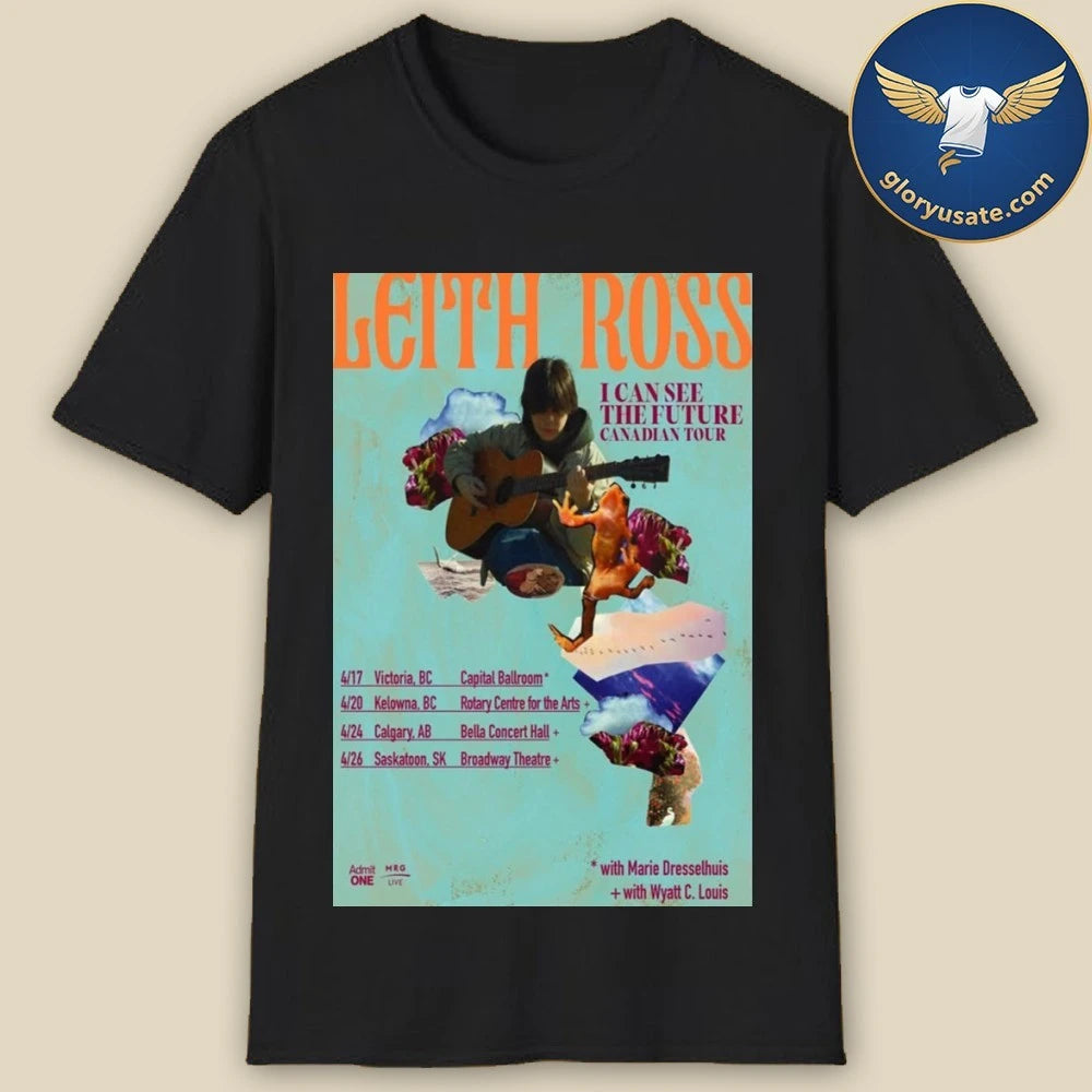 Leith Ross I Can See The Future Canadian Tour 2026 Poster Shirt
