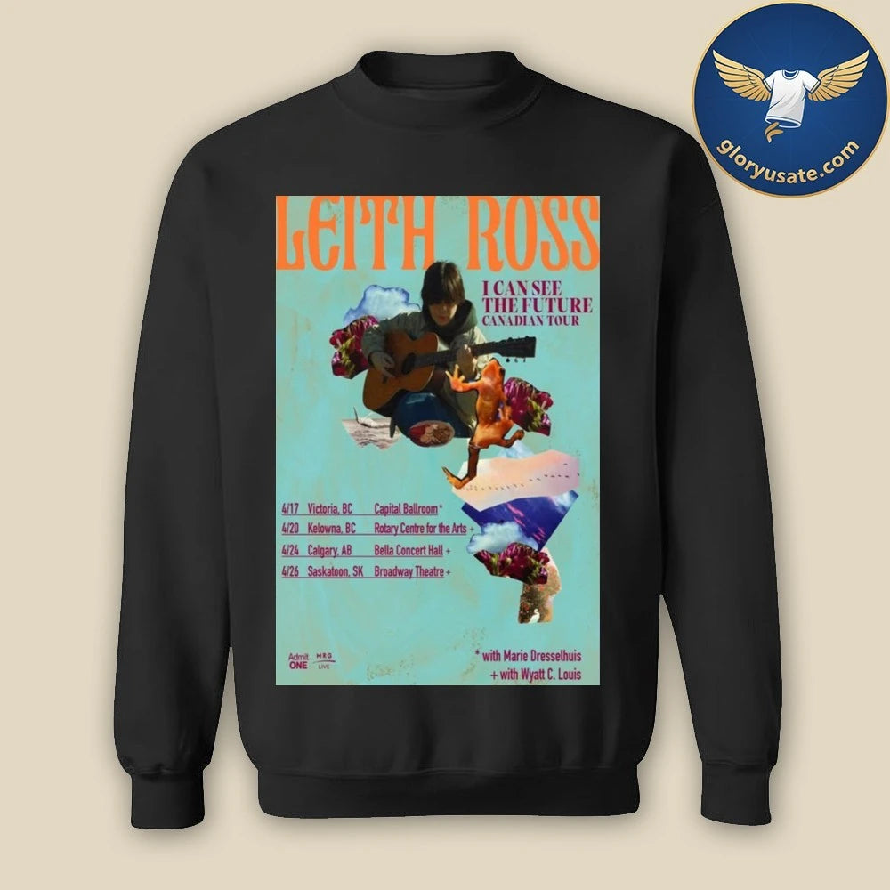 Leith Ross I Can See The Future Canadian Tour 2026 Poster Shirt