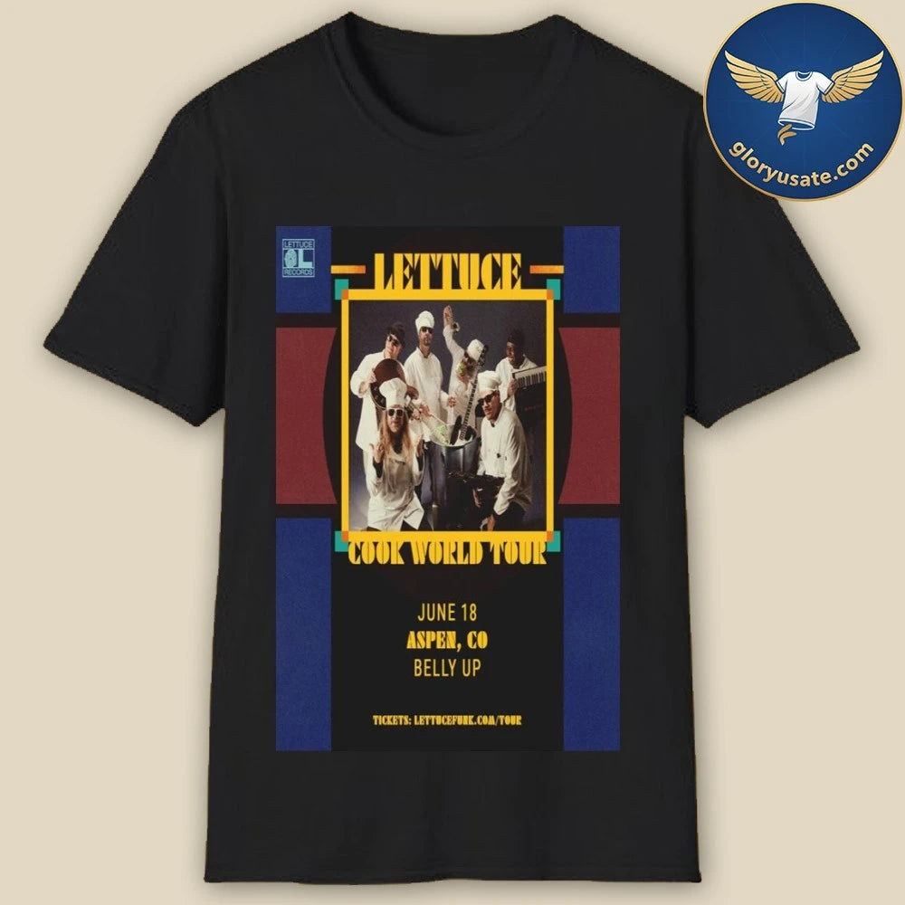 Lettuce June 18 2026 Belly Up Aspen CO Poster Shirt